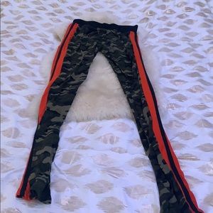 Army green leggings